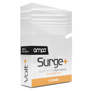 AMPD Single Port Car Charger Adapter 5V 2.4A Black by AMPD