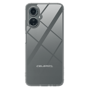AMPD TPU / Acrylic Crystal Clear Case with Black Bumper for Celero 5G (Gen 3) by AMPD