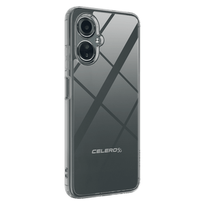 AMPD TPU / Acrylic Crystal Clear Case with Black Bumper for Celero 5G (Gen 3) by AMPD