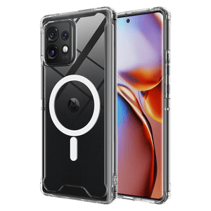 AMPD TPU / Acrylic Crystal Clear Case for Motorola Moto Edge Plus (2023) by AMPD