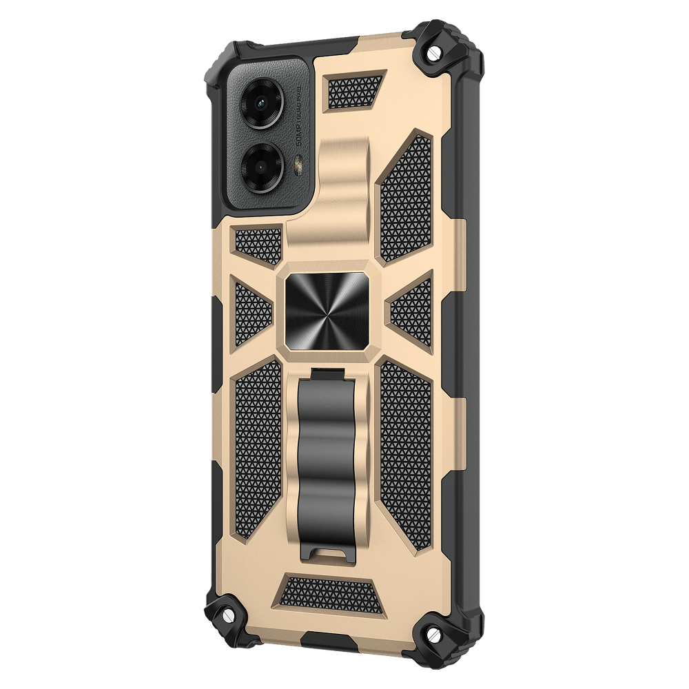 AMPD Dual Layer Kickstand Spiderweb Case for Motorola Moto G 5G (2024) by AMPD