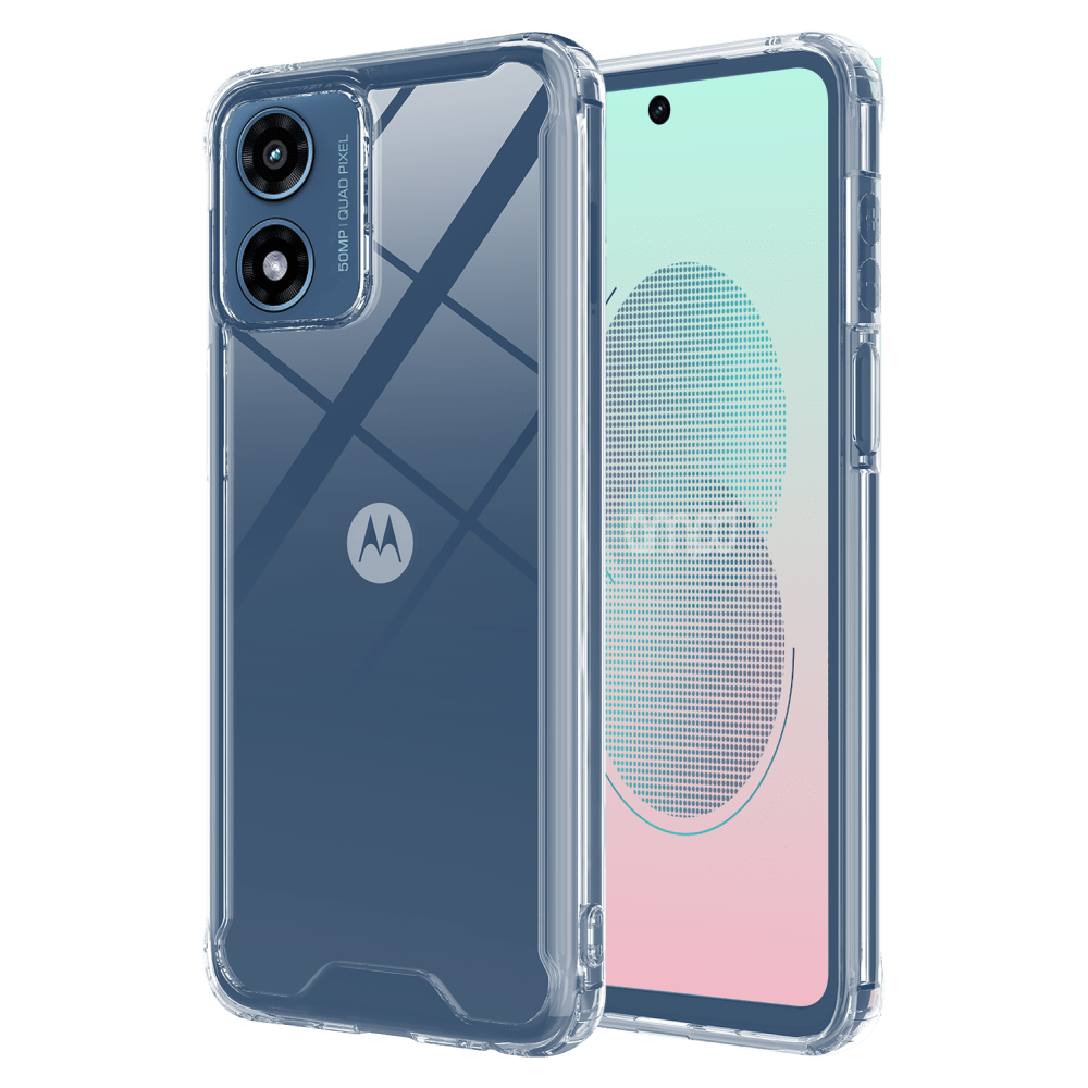 AMPD TPU / Acrylic Crystal Clear Case for Motorola Moto G 5G (2024) by AMPD