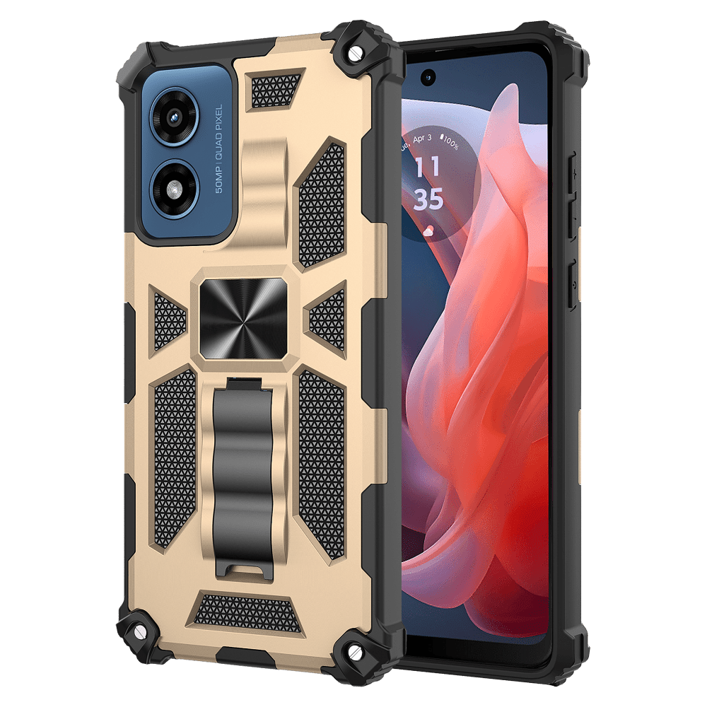 AMPD Dual Layer Kickstand Spiderweb Case for Motorola Moto G Stylus 5G (2024) by AMPD