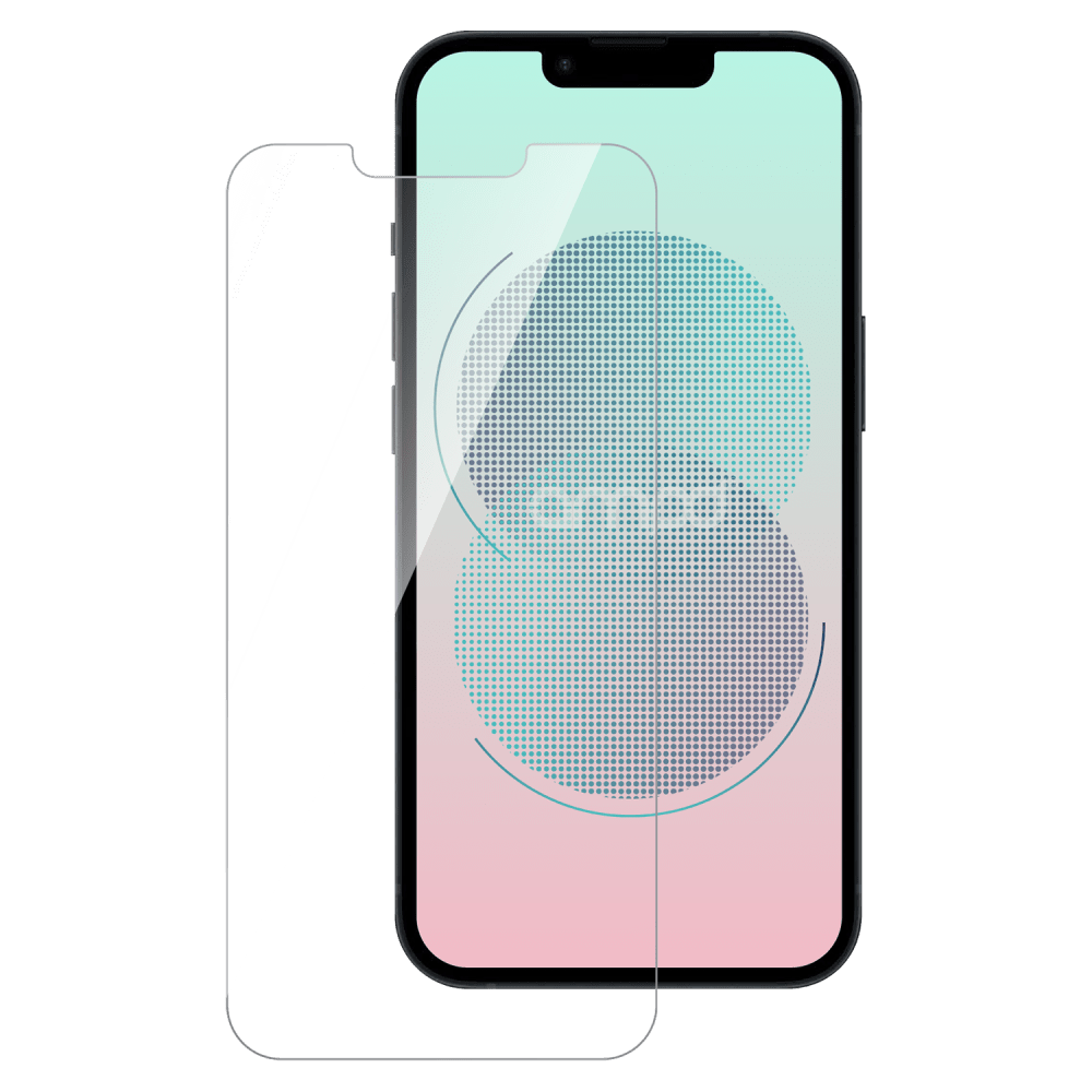 AMPD 0.33 Impact Flex Clear Tempered Glass Screen Protector for Apple iPhone 13 by AMPD
