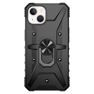 AMPD Dual Layer Robot Combo Drop Protection Case with Ring for Apple iPhone 13 by AMPD