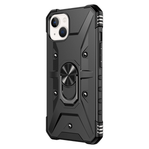 AMPD Dual Layer Robot Combo Drop Protection Case with Ring for Apple iPhone 13 by AMPD