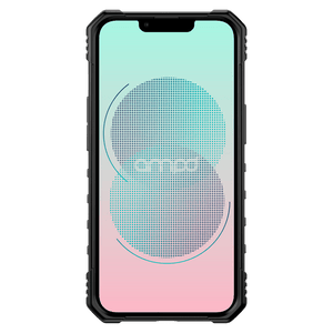 AMPD Dual Layer Robot Combo Drop Protection Case with Ring for Apple iPhone 13 by AMPD