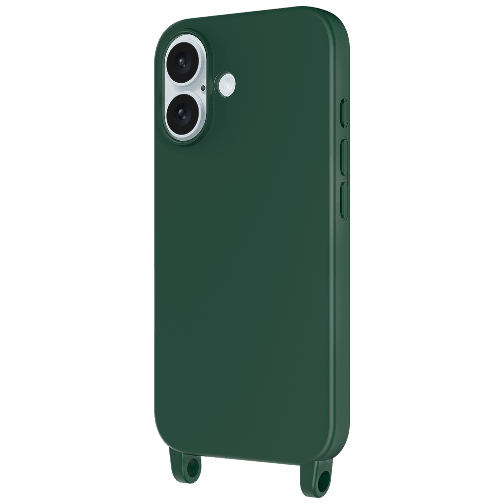 AMPD Real Feel TPU Crossbody Strap Case for Apple iPhone 16 by AMPD