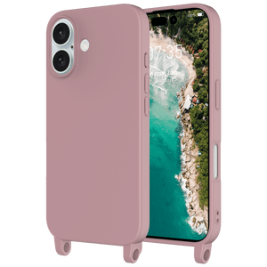 AMPD Real Feel TPU Crossbody Strap Case for Apple iPhone 16 by AMPD