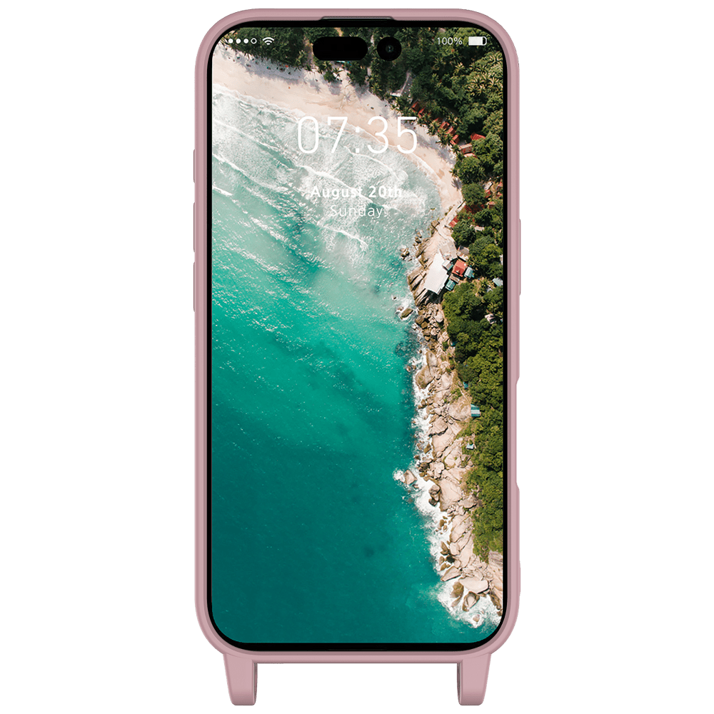 AMPD Real Feel TPU Crossbody Strap Case for Apple iPhone 16 by AMPD