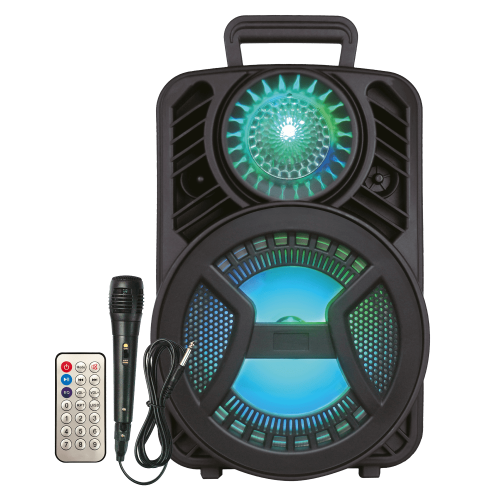 AMPD Laser LED Trolley Party Bluetooth Speaker with Mic by AMPD
