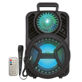 AMPD Laser LED Trolley Party Bluetooth Speaker with Mic by AMPD