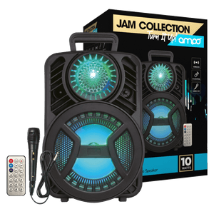 AMPD Laser LED Trolley Party Bluetooth Speaker with Mic by AMPD