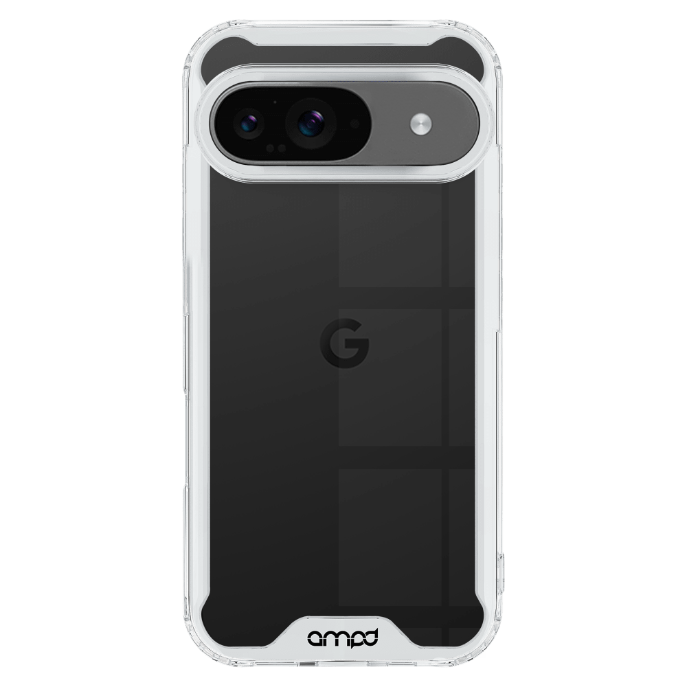 AMPD TPU / Acrylic Crystal Clear Case for Google Pixel 9 / Pixel 9 Pro by AMPD