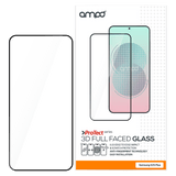 AMPD 3D Full Faced Impact Flex Glass Screen Protector for Samsung Galaxy S 2025 Medium by AMPD