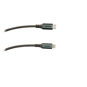 Ventev chargesync alloy USB C to Apple Lightning Cable 10ft by Ventev