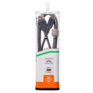 Ventev Chargesync Alloy USB A to USB C Cable 4ft by Ventev