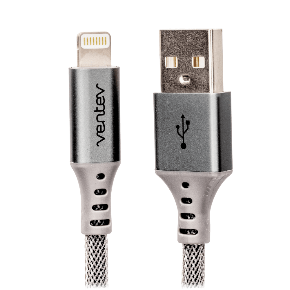 Ventev chargesync alloy USB A to Apple Lightning Cable 4ft by Ventev