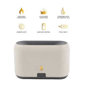 Pursonic Essential Oil FlameGlow Aromatherapy Diffuser by Pursonic