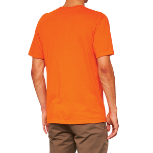 100% Icon T-Shirt - Orange - Medium 20000-00041