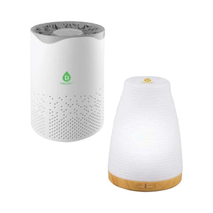 Pursonic USB Aroma Diffuser & True HEPA Air Purifier Bundle – Clean Air & Relaxing Aromatherapy Anywhere! by Pursonic