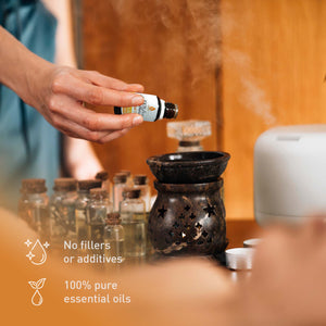 Pursonic Purify & Relax Home Wellness Bundle - True HEPA Air Purifier & 6 Pack of 100% Pure Essential Oils Blends by Pursonic