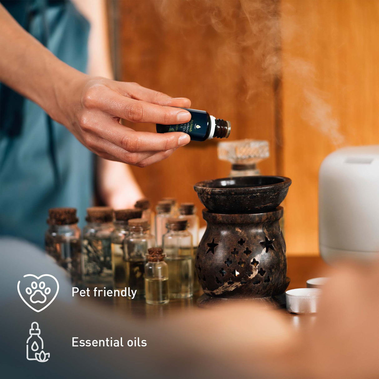 Pursonic Pet & Chill Essentials: Pet-Friendly Oils, USB Diffuser & Car Vacuum by Pursonic