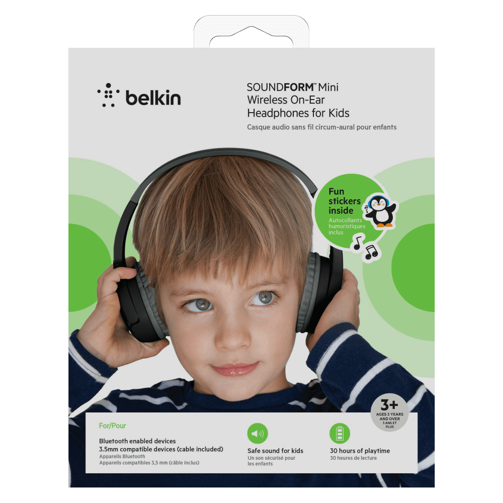 Belkin Soundform Mini Wireless On Ear Headphones for Kids by Belkin