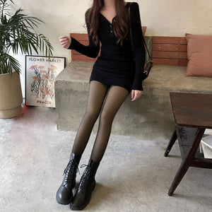 Elegant Thermal Pantyhose for Winter