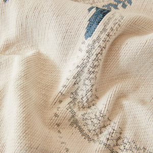 Charming French Country Floral Basket Sofa Throw Cover Rustic Farmhouse-Style Couch Cover Blankets