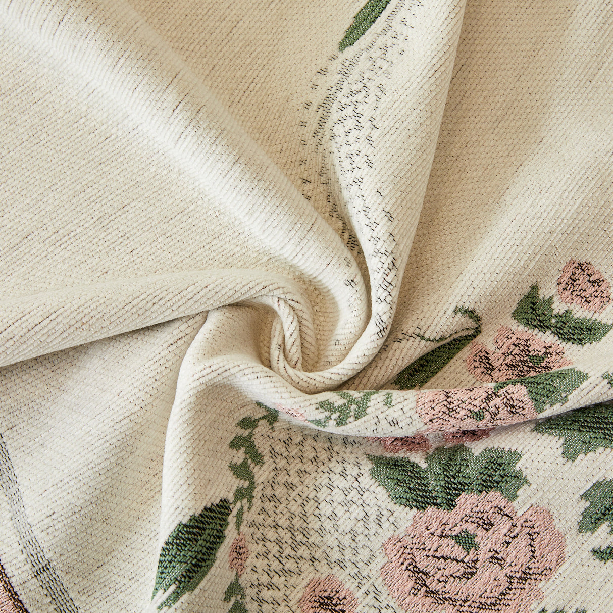 Charming French Country Floral Basket Sofa Throw Cover Rustic Farmhouse-Style Couch Cover Blankets