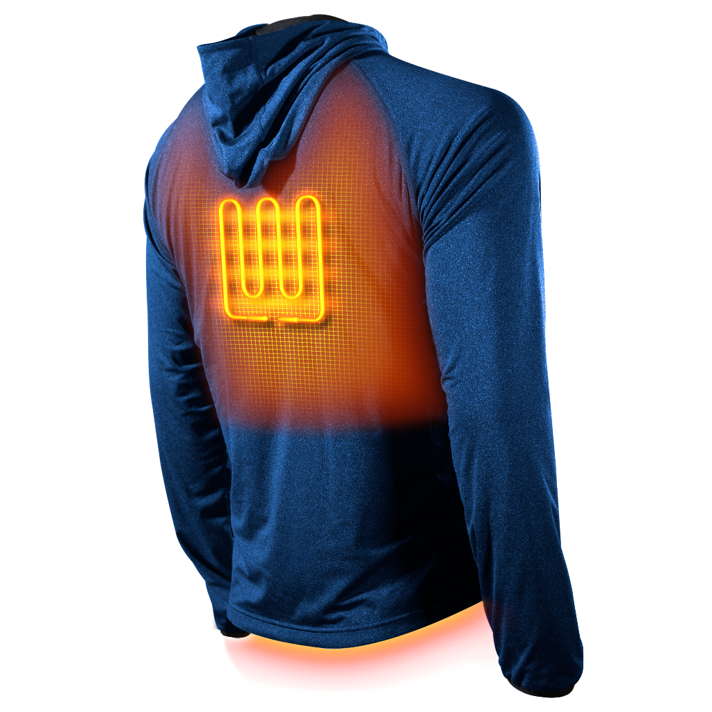 Apex Mens Heated Tech Hoodie by Gobi Heat