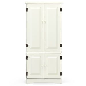 Accent Storage Cabinet Adjustable Shelves-Black