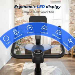 MERACH Stationary Exercise Bike: Smart App & Low Noise Design