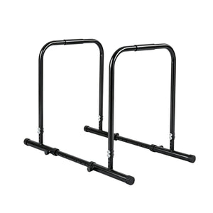 Adjustable Dip Bar Station with 660 LBS Capacity for Home Gym-Black