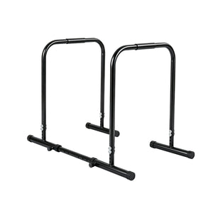 Adjustable Dip Bar Station with 660 LBS Capacity for Calisthenics and Strength Training-Black