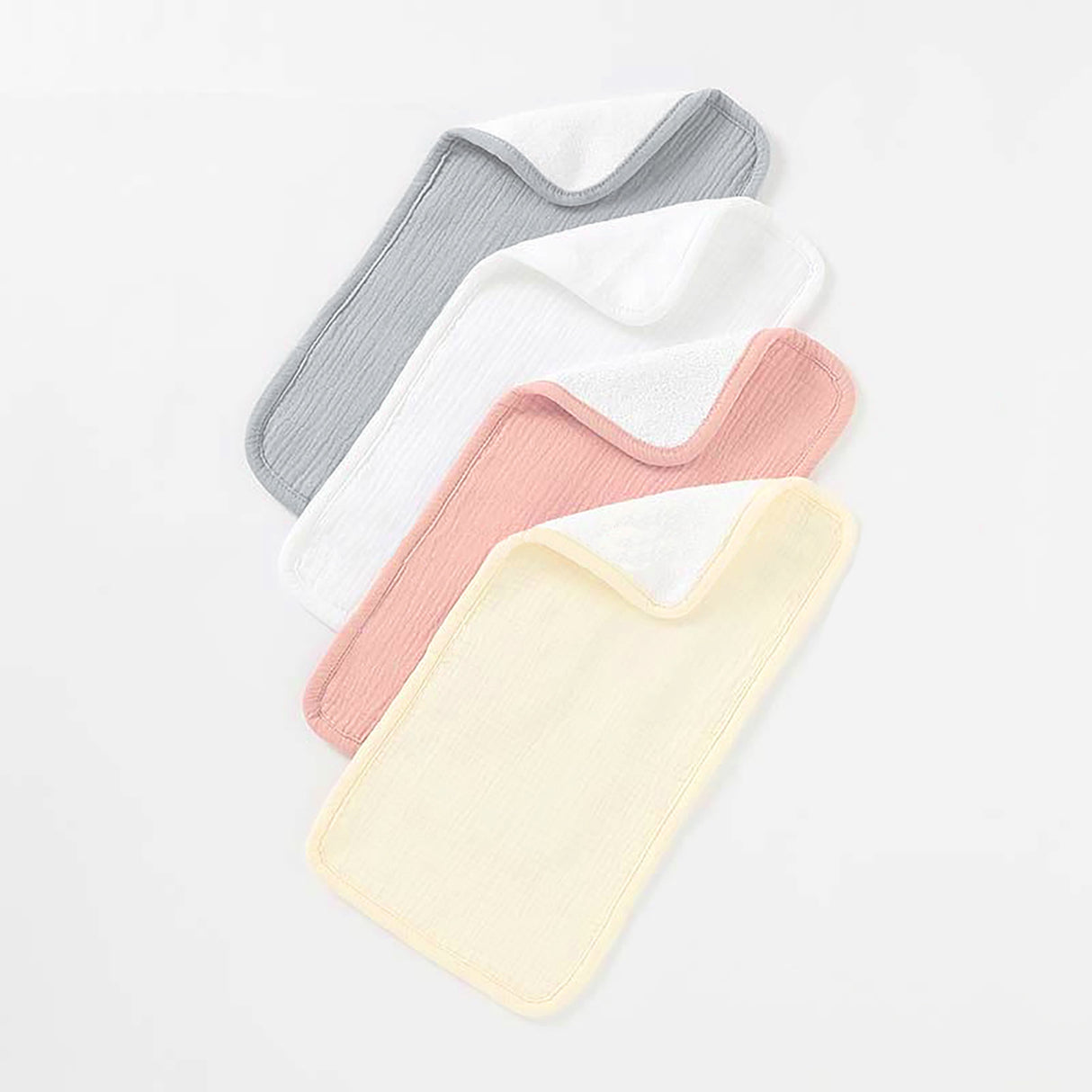 Baby Infant 100% Organic Muslin Cotton Burp & Wash Cloth 3 Pack