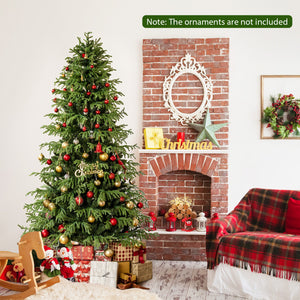 Artificial Christmas Tree with LED Lights and PVC Mixed Branch Tips-7