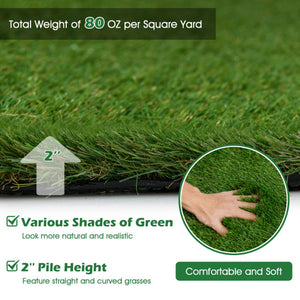 Indoor Outdoor Synthetic Turf Mat with Drainage Holes-XL