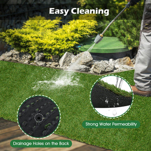 Indoor Outdoor Synthetic Turf Mat with Drainage Holes-XL