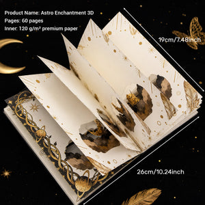 Astro Enchantment 3D Cutout Journal | 60 Pages