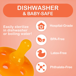 Shushie Silicone Pacifier by Baby Shusher – Hospital-Grade, BPA-Free Pacifiers for Newborns & Babies