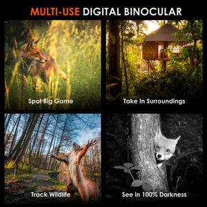 Rexing B1 Pro – 4K IR Night Vision Digital Binocular