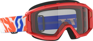 SCOTT Youth Primal Goggles - Red - Clear 4030260004043