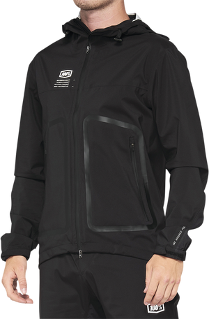100% Hydromatic Jacket - Black - Large 40039-00002