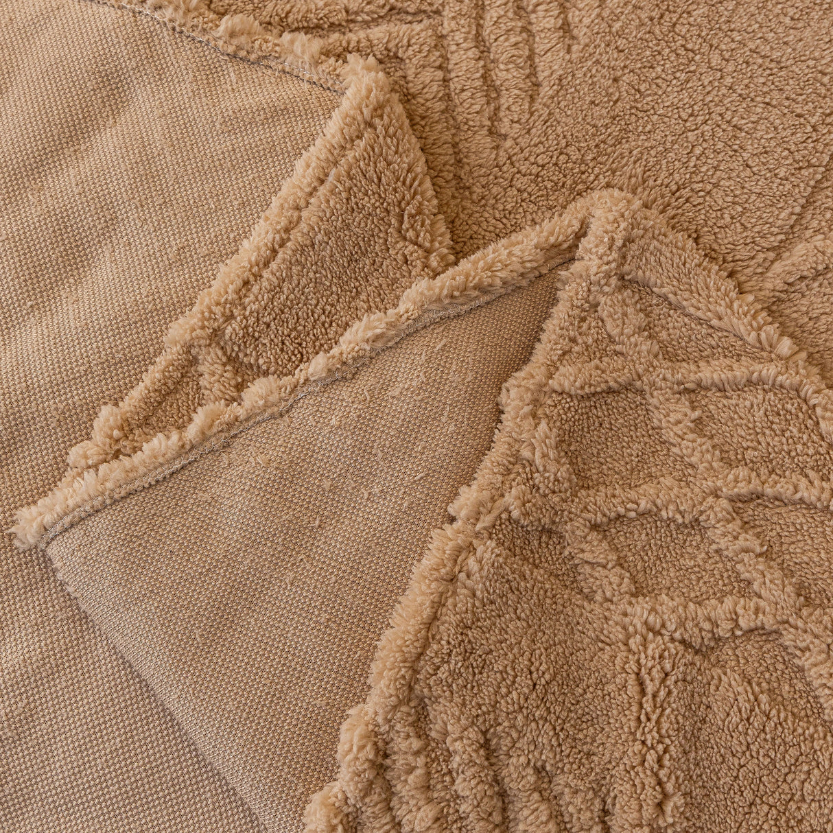 Plush Fleece Sofa Cover with 3D Cable Knit Texture Soft Cozy Warm Sofa Throw Blanket