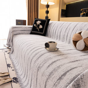 Chenille Oversized Throws for Couches, Washable and Durable Sofa Slipcover for Pets