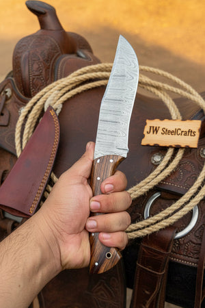 Professional Carving Knife 6 Inch Blade Wooden Handle Tool