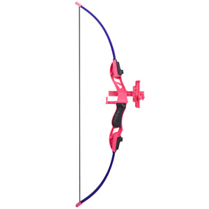 Contixo Kids Bow and Arrow Archery Set - Outdoor Toy, Safe Suction Cup Arrows, Ages 6-13 - Pink by Contixo