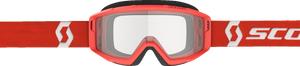 SCOTT Primal Goggles - Red - Clear 278598-0004043